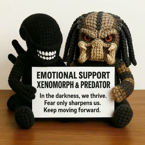 CZTICLE® Creepy Crochet Emotional Support Doll D01