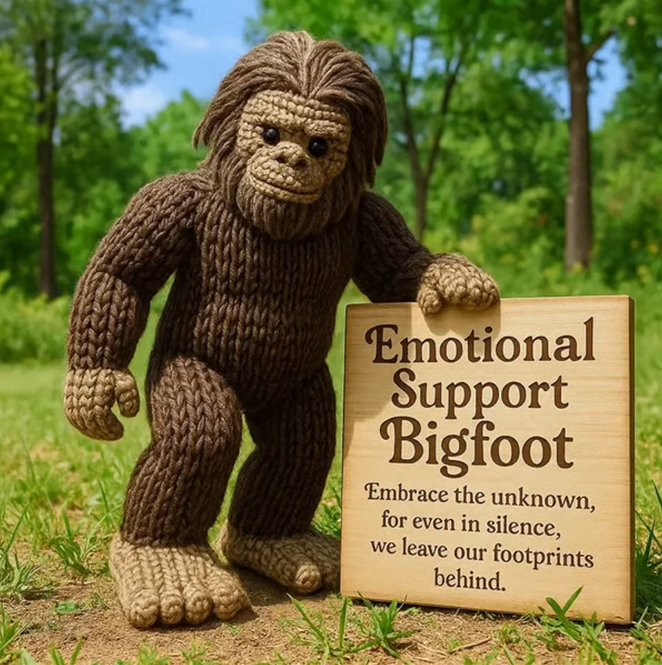 Cilifer® Handmade Emotional Support Crochet Bigfoot D03