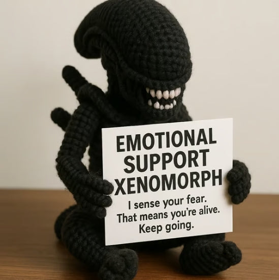 CZTICLE® Creepy Crochet Emotional Support Doll D01