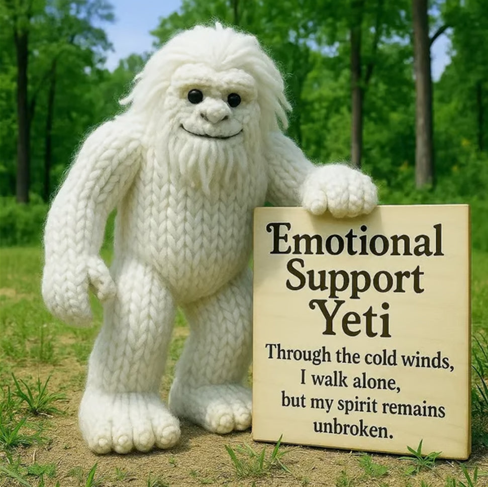 Cilifer® Handmade Emotional Support Crochet Bigfoot D03