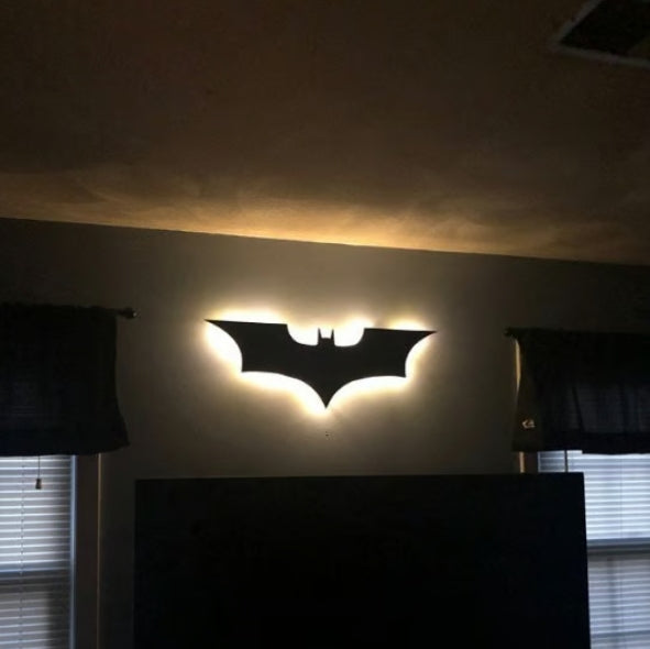 Billhol® 16 colors 3D creative superhero LED atmosphere wall light⚡🦇 D02