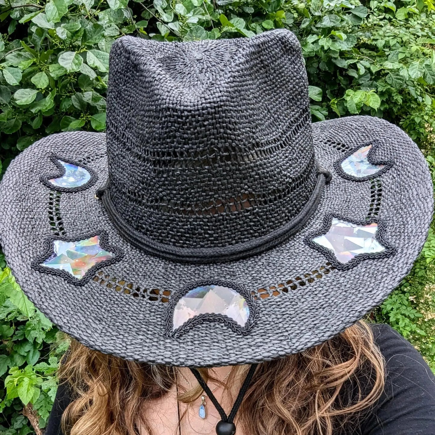 Sfrcord® Last Day 50% OFF🔥Suncatcher Cowgirl Straw Prism Hat D01