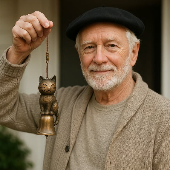 CZTICLE®  ✨LAST DAY ONLY 49% OFF🔥Handmade Retro Cat Wind Chime D02