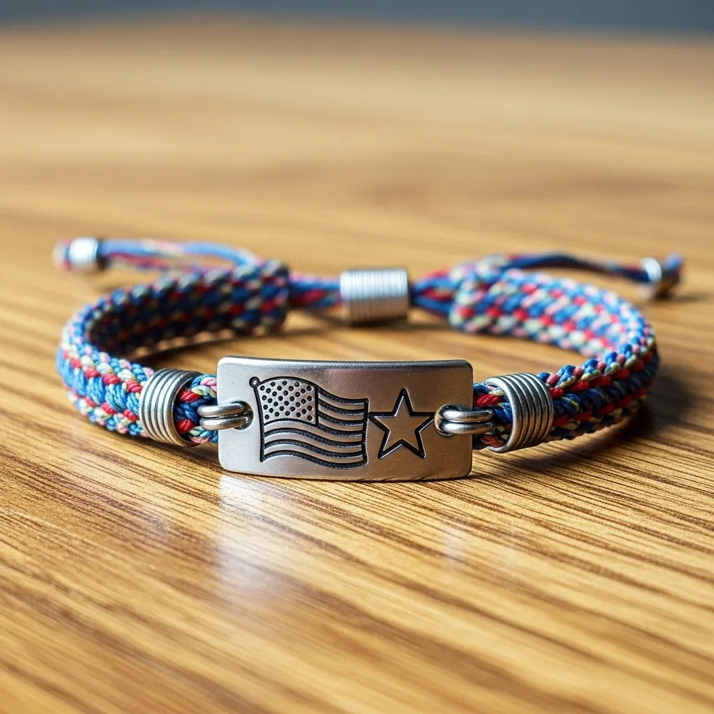 CZTICLE® Adjustable Patriotic Wristband D01