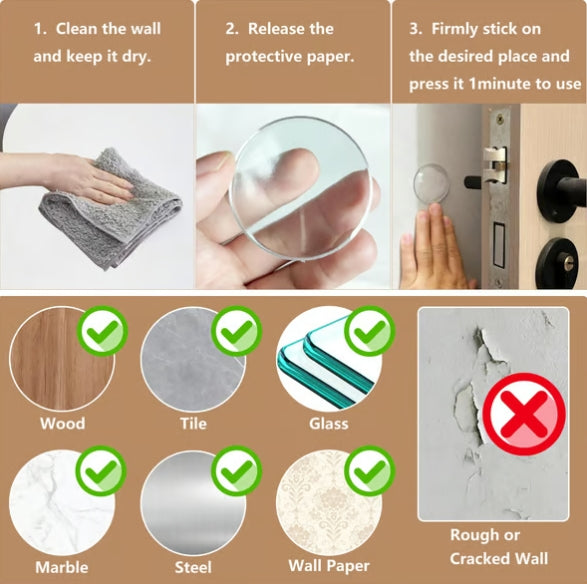 CZTICLE® Door Stopper Wall Protector D05