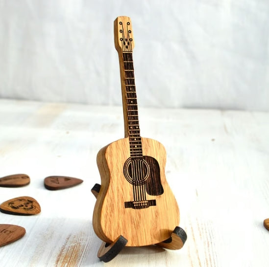 CZTICLE® ⏰LAST DAY 59% OFF🎁Wooden Acoustic Guitar Pick Box🎸 D04