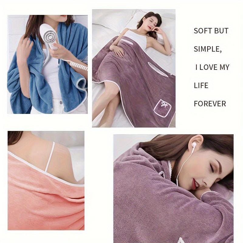 Sfrcord® 🔥Women's Coral Fleece Bathrobe D01