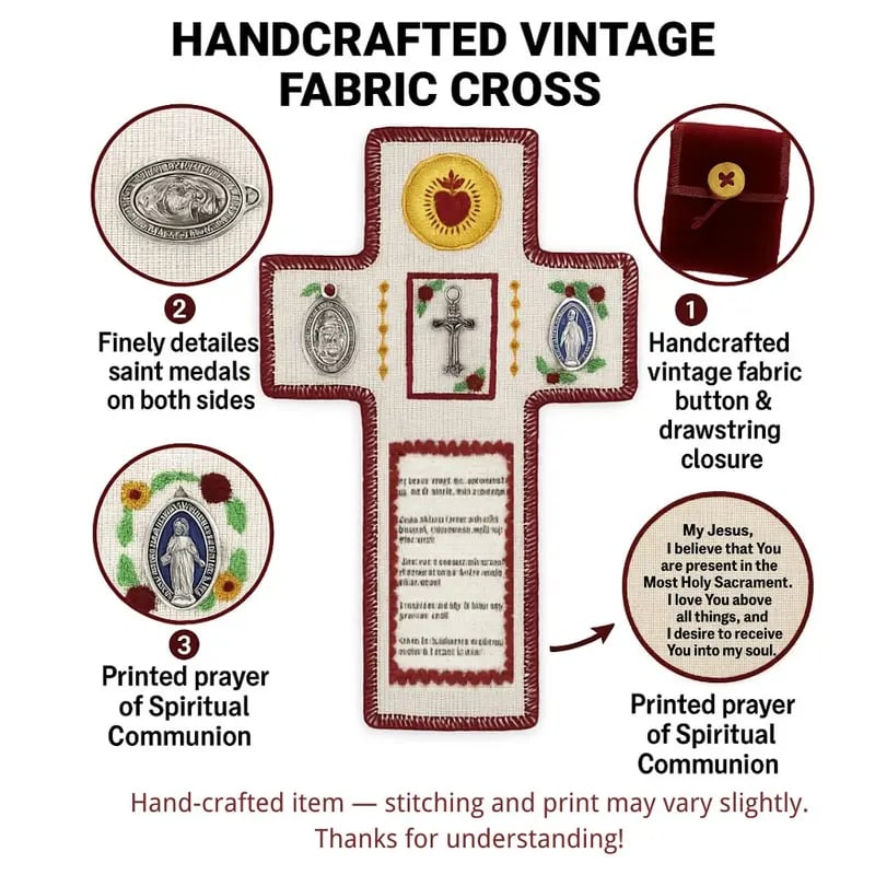 Cilifer® 🔥Handmade Catholic Prayer Pocket✝️ D01