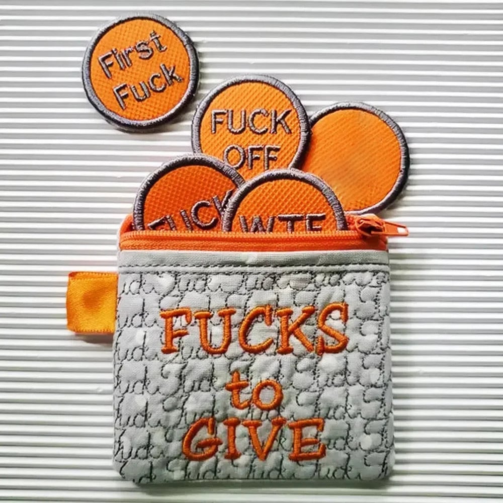 CiliferĀ®š„Big Bag of F*cks to Give Zipper Pouch D01