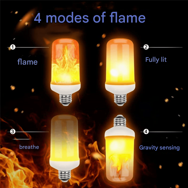 Cilifer® 🔥LED Flame Light Bulb With Gravity Sensing Effect D03
