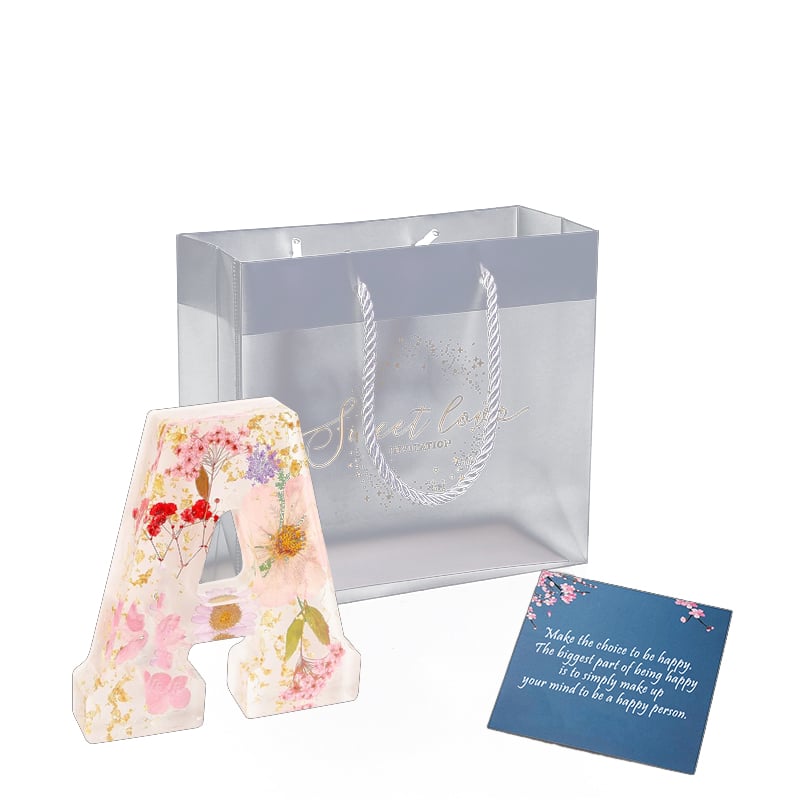 Handmade Floral Resin Night Light