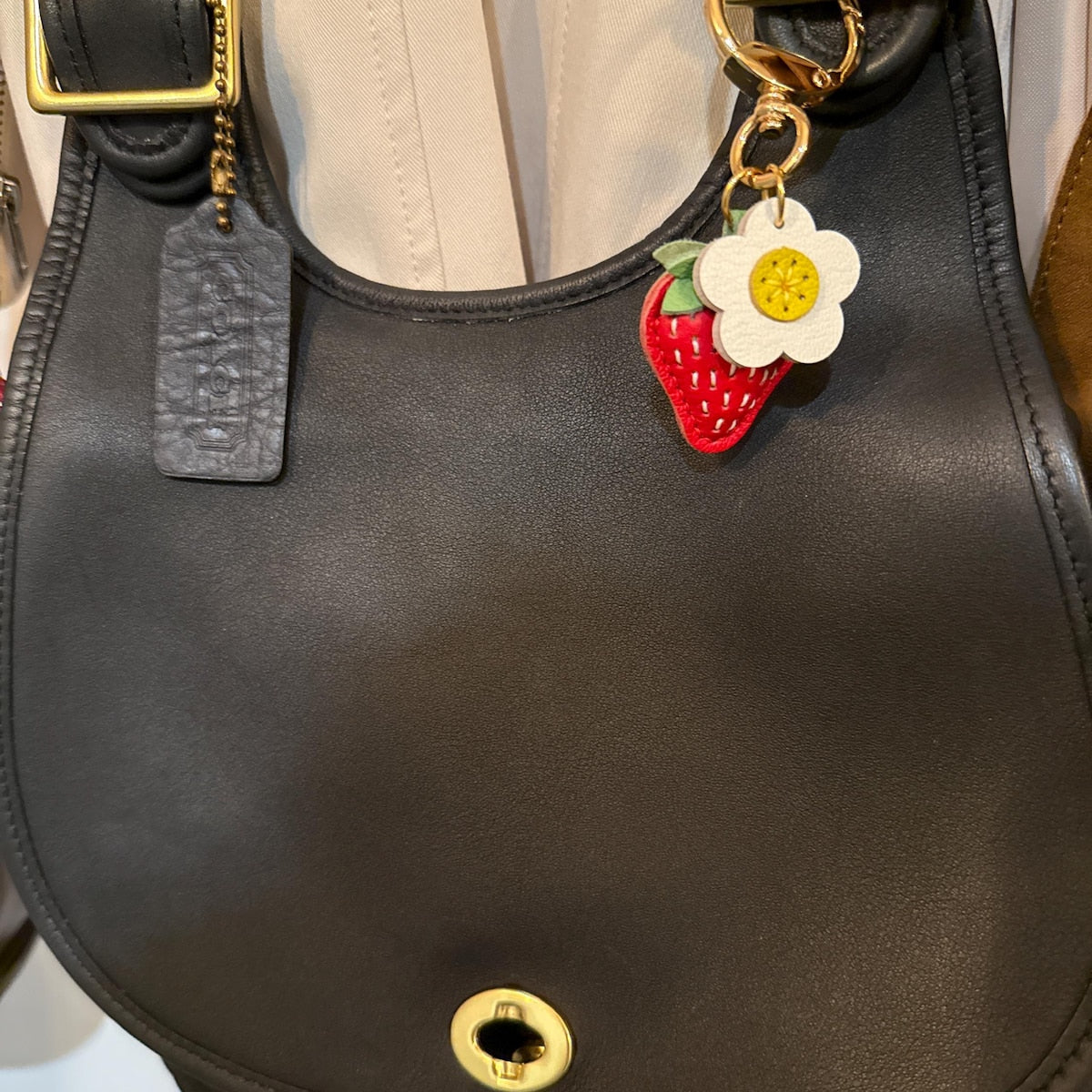 Cilifer®🍊🌼Leather Fruit And Flower Key Fob D01