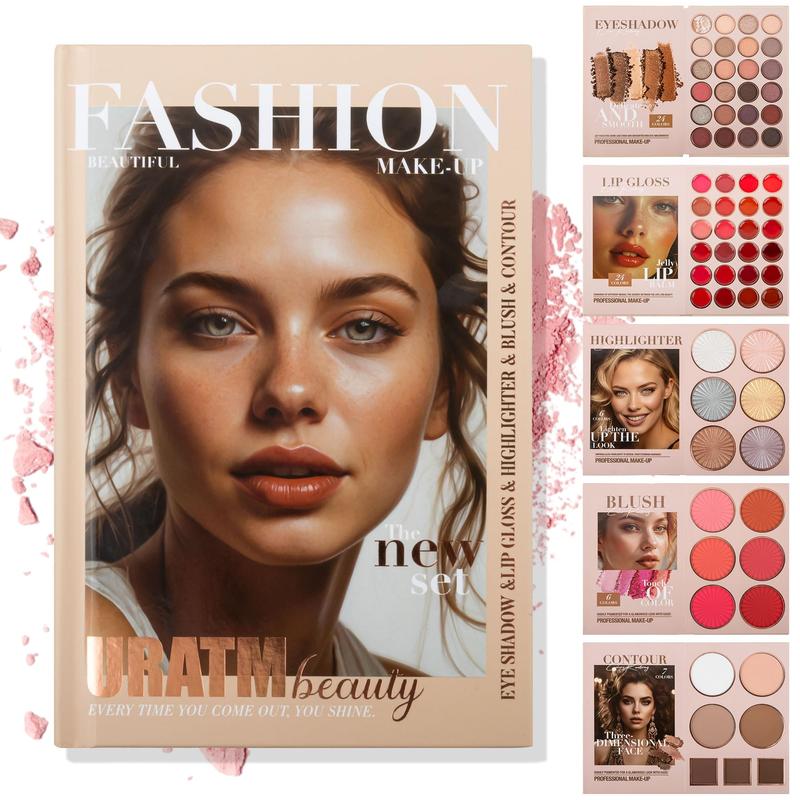 Luhaka® 🎨Multi-Color Book Makeup All-in-One Palette (Eyeshadow & Highlight & Blush & Contour)✨ D01