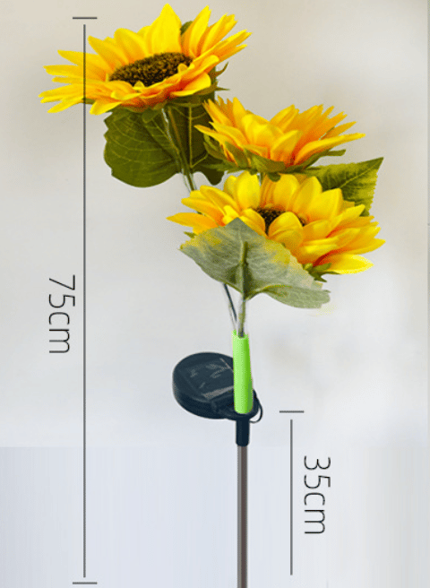 Cilifer® 🔥🌞Solar LED Sunflower Garden Lights-29.6inch/75cm D03