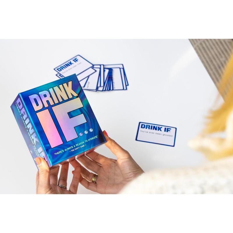 CZTICLE®🏆Drink IF... Hilarious Adult Drinking Game. Party Card Game for Friends & Family to get You Buzzed & Drunk D01