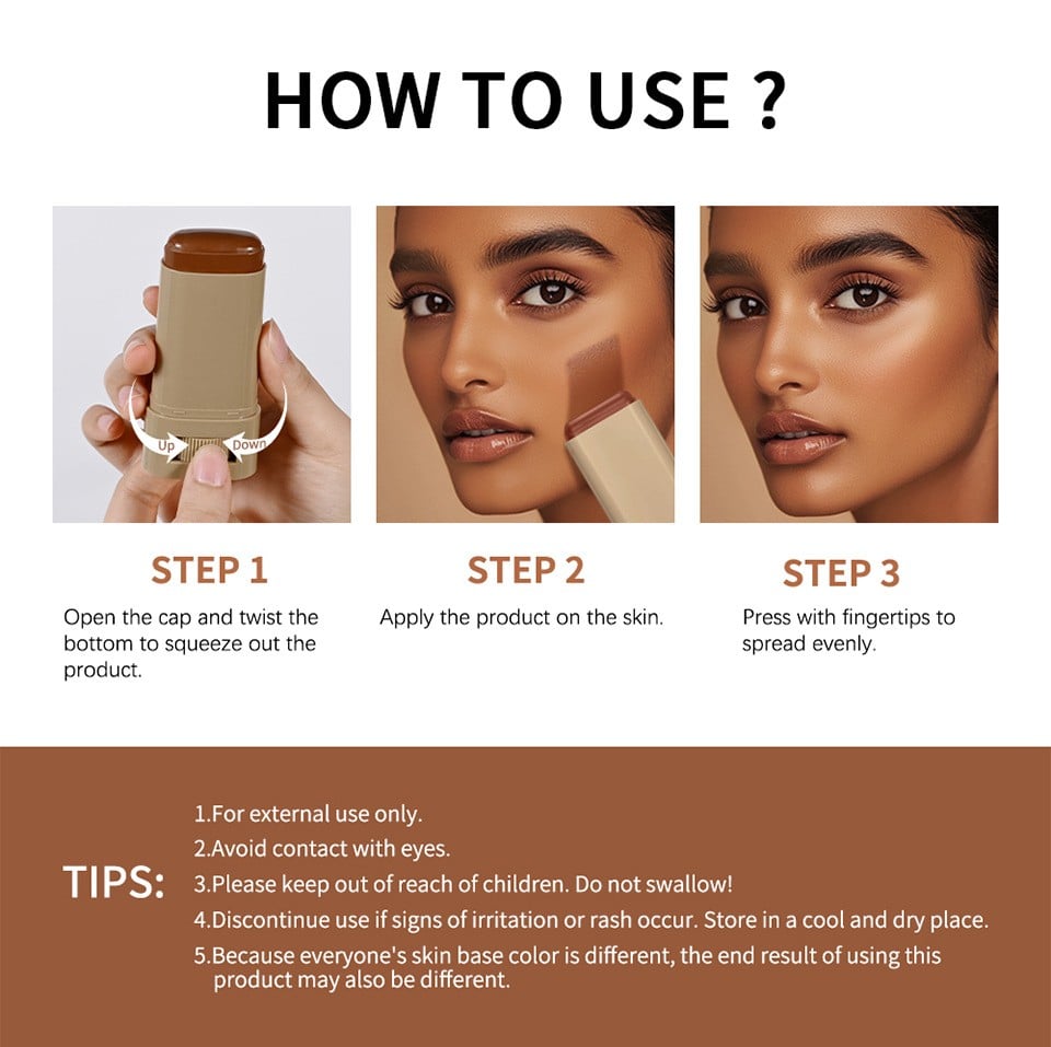 Luhaka® 🔥Foundation Stick Beauty Balm Serum Boosted Skin Tint D01