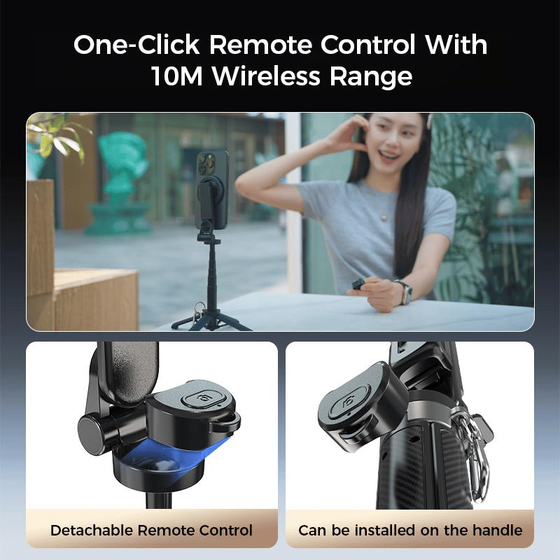 Cilifer®🔥4-in-1 Multifunctional 360° Rotation Magnetic Selfie Stick D01