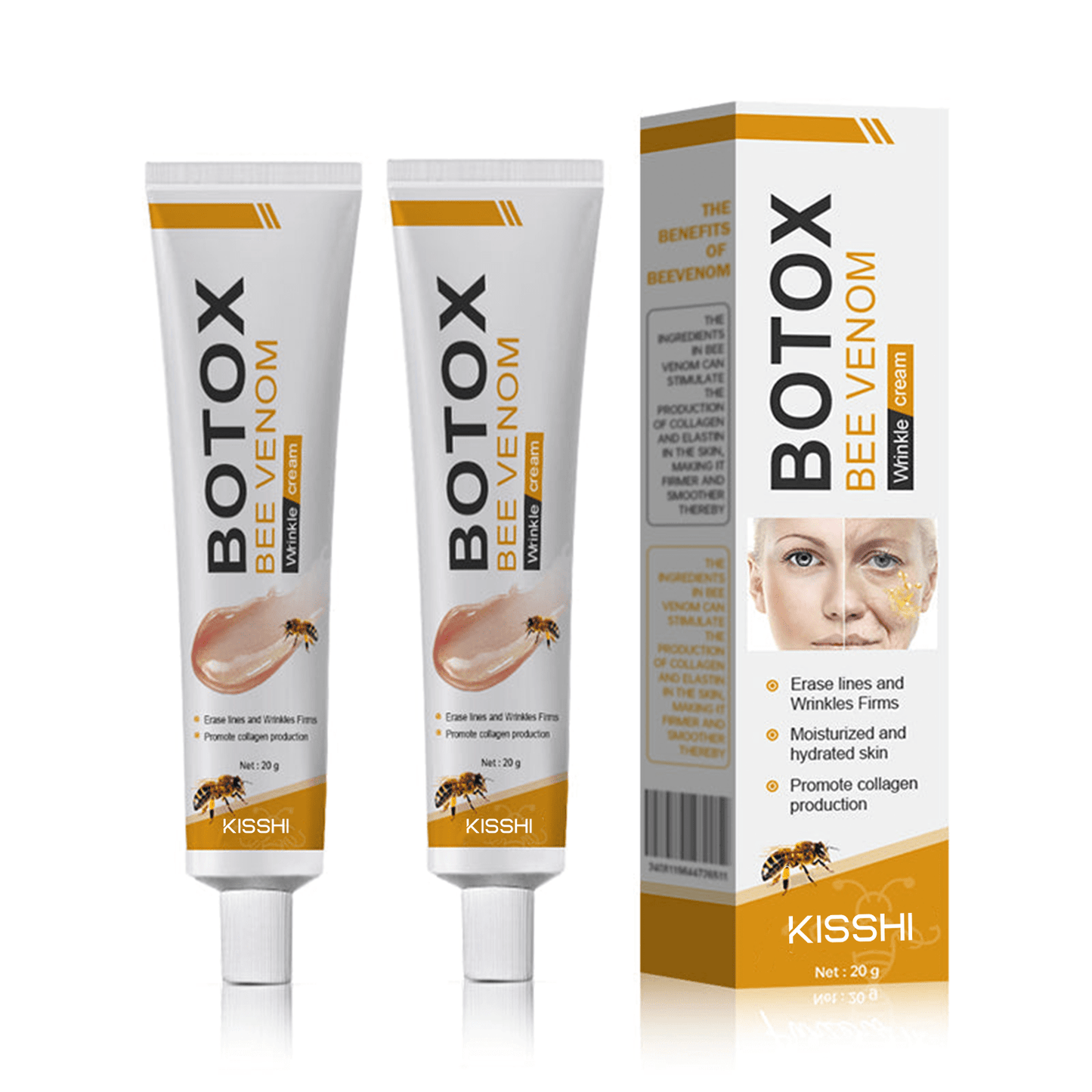 Kisshi™ Botox Bee Venom Wrinkle Removal Cream  D01