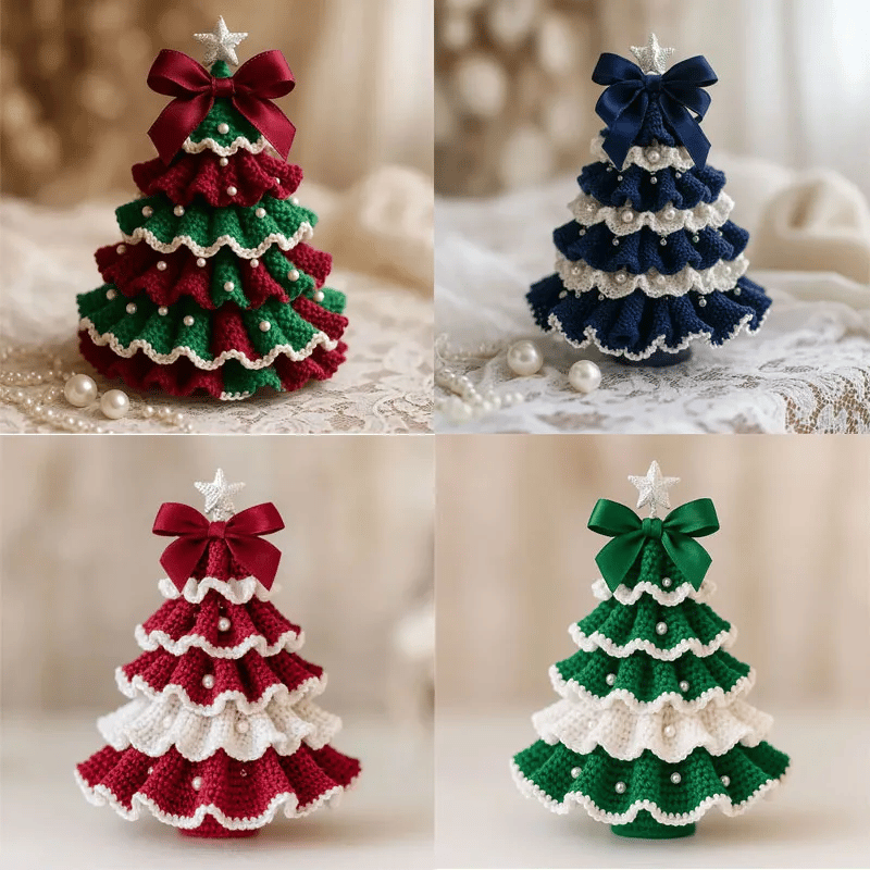 🎄🎁DIY Crochet Holiday Tree Set –Cilifer® 🔥Create a Handmade Holiday Ornament D01