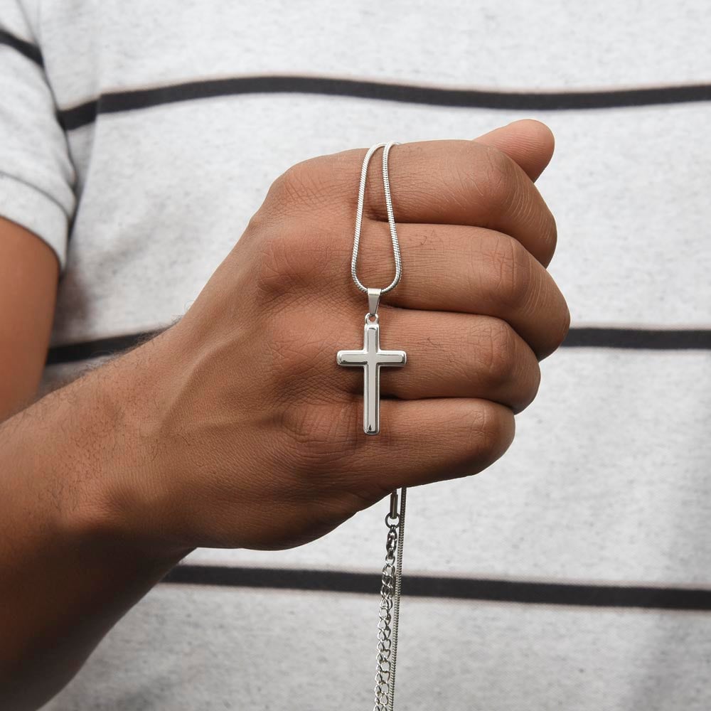 Oneswear® 🔥 Grandson. Never Lose Faith - Cross Necklace D05