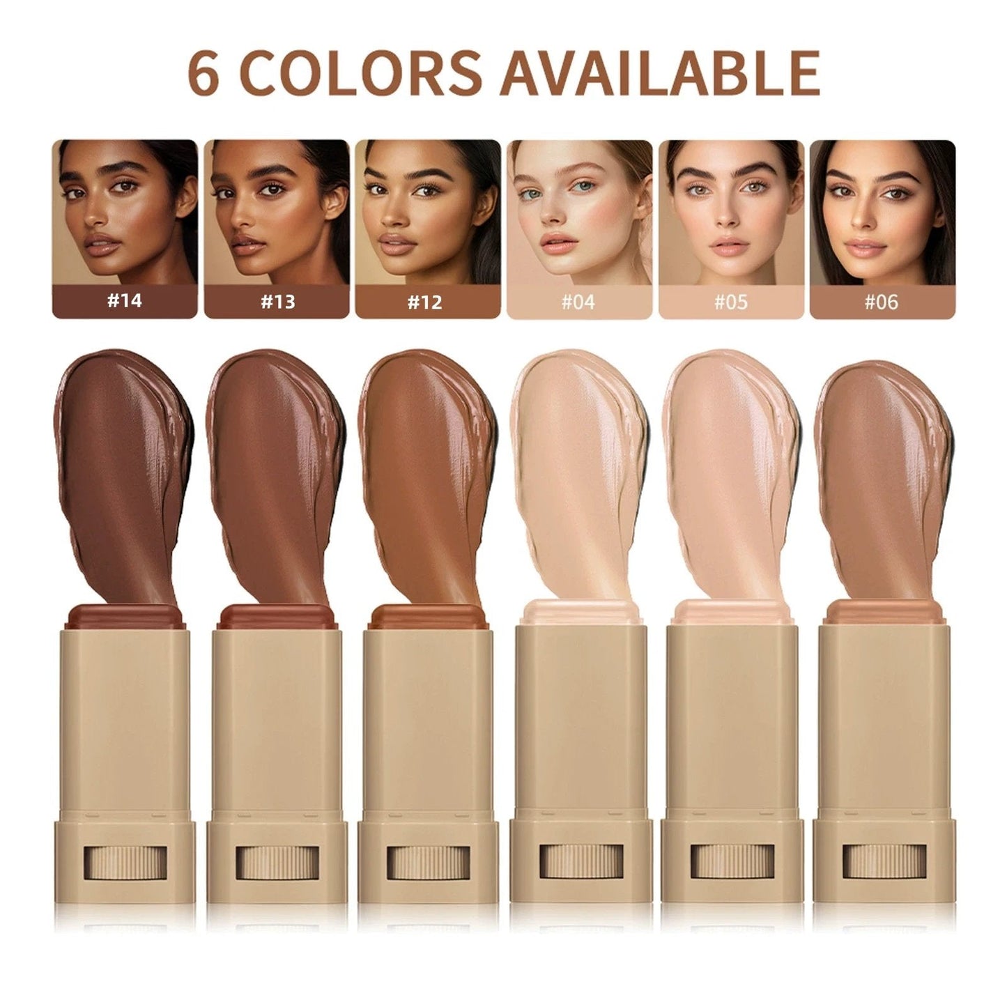 Luhaka® 🔥Foundation Stick Beauty Balm Serum Boosted Skin Tint D01