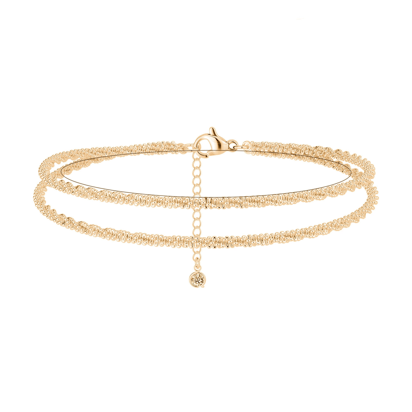 Oneswear®  🏖️ Women's 14K Gold & Sterling Silver Anklets D02