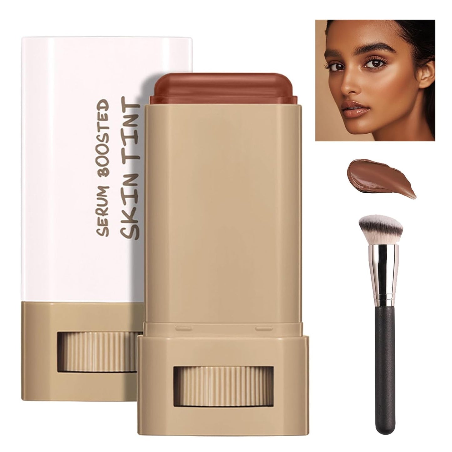 Luhaka® 🔥Foundation Stick Beauty Balm Serum Boosted Skin Tint D01