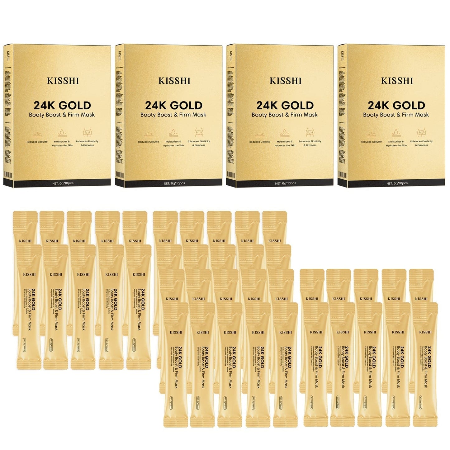 KISSHI™ 24K Gold Booty Boost & Firm Mask D05