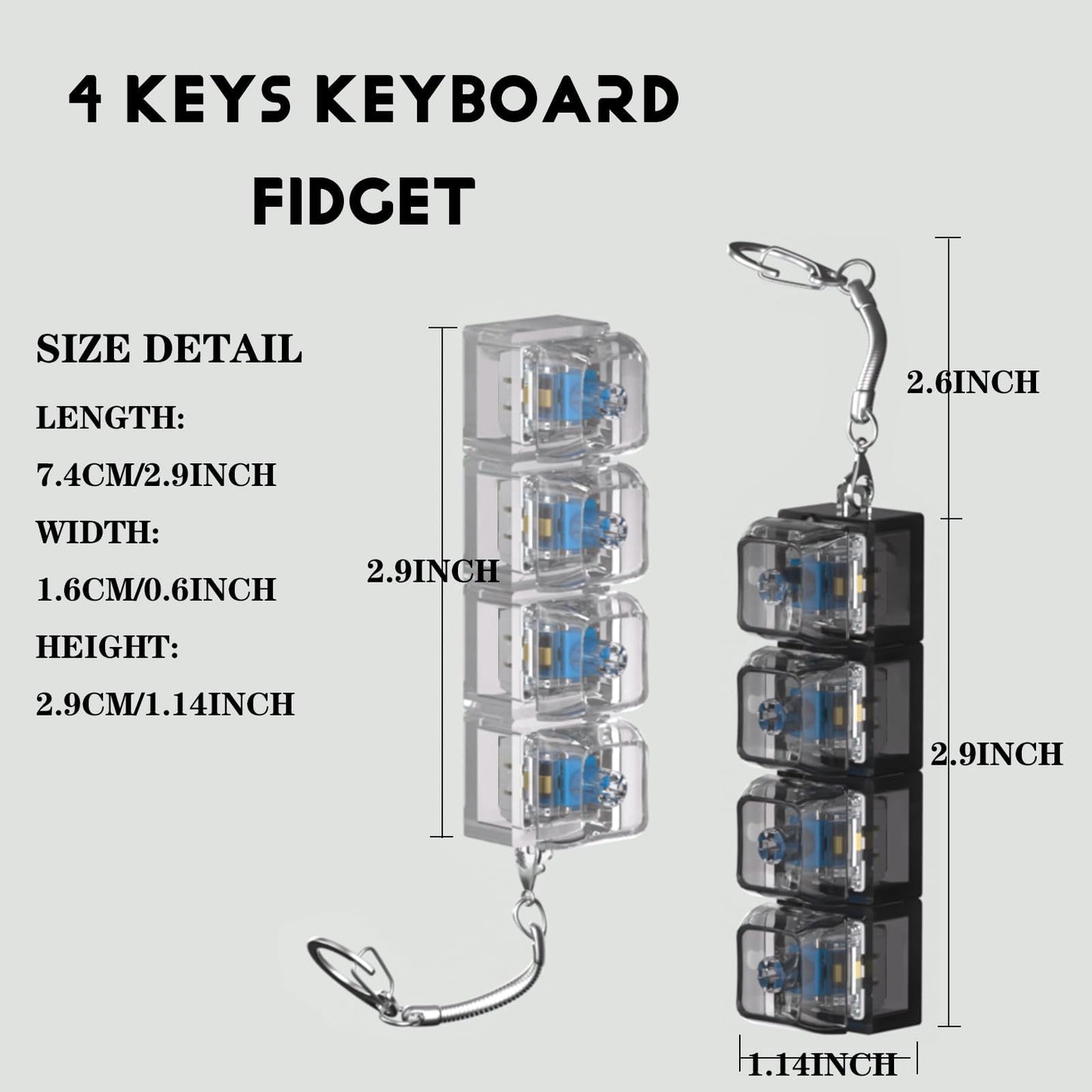 Cilifer® 🔥Keyboard Fidget Toy for Adults D01