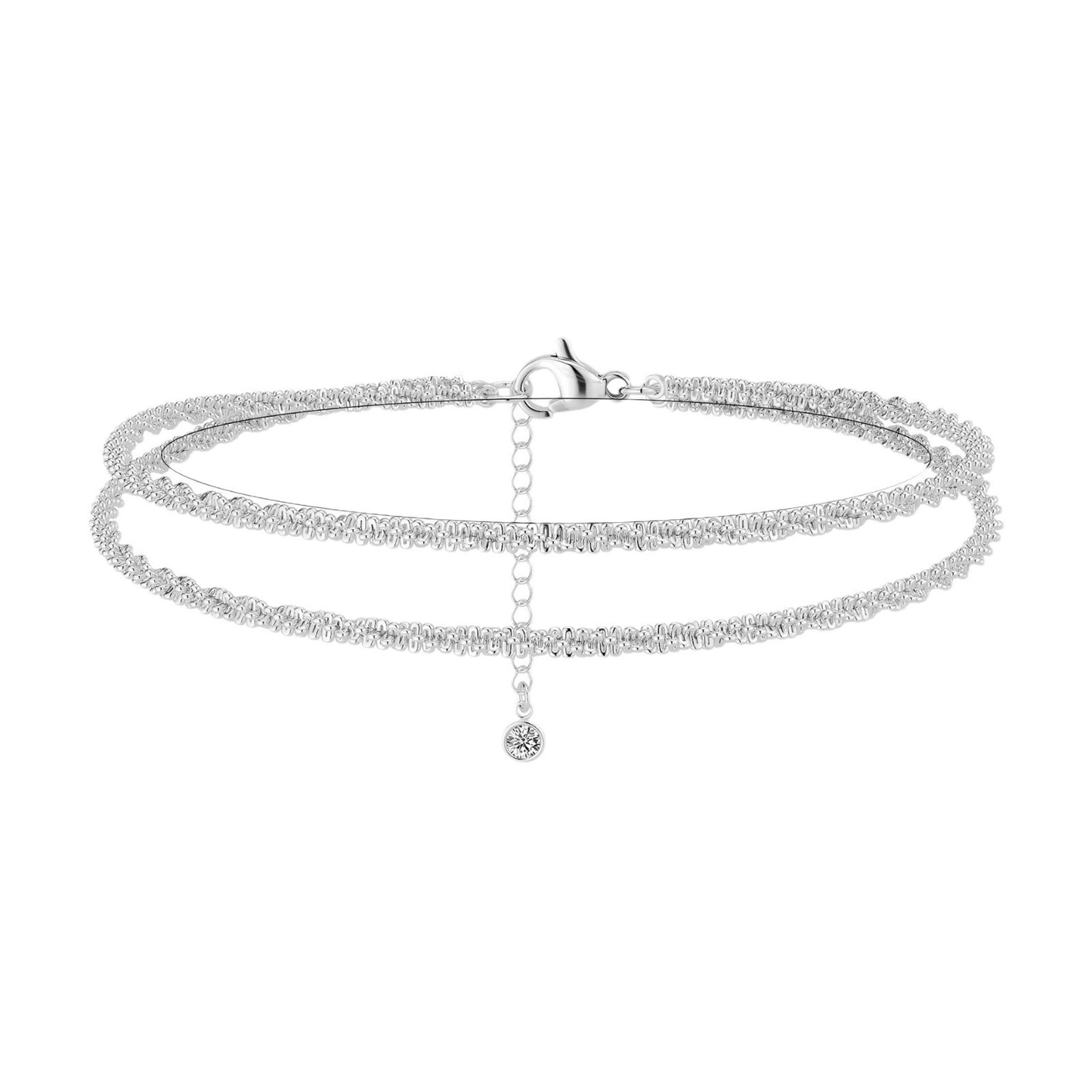 Oneswear®  🏖️ Women's 14K Gold & Sterling Silver Anklets D02