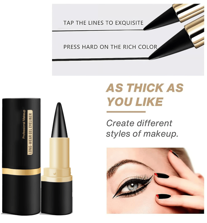 LUHAKA®🎉Natural Black Eyeliner Cream D02