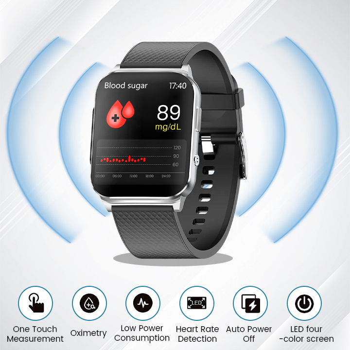 Biancat™ SmartGluco Tracker Wellness Watch D01