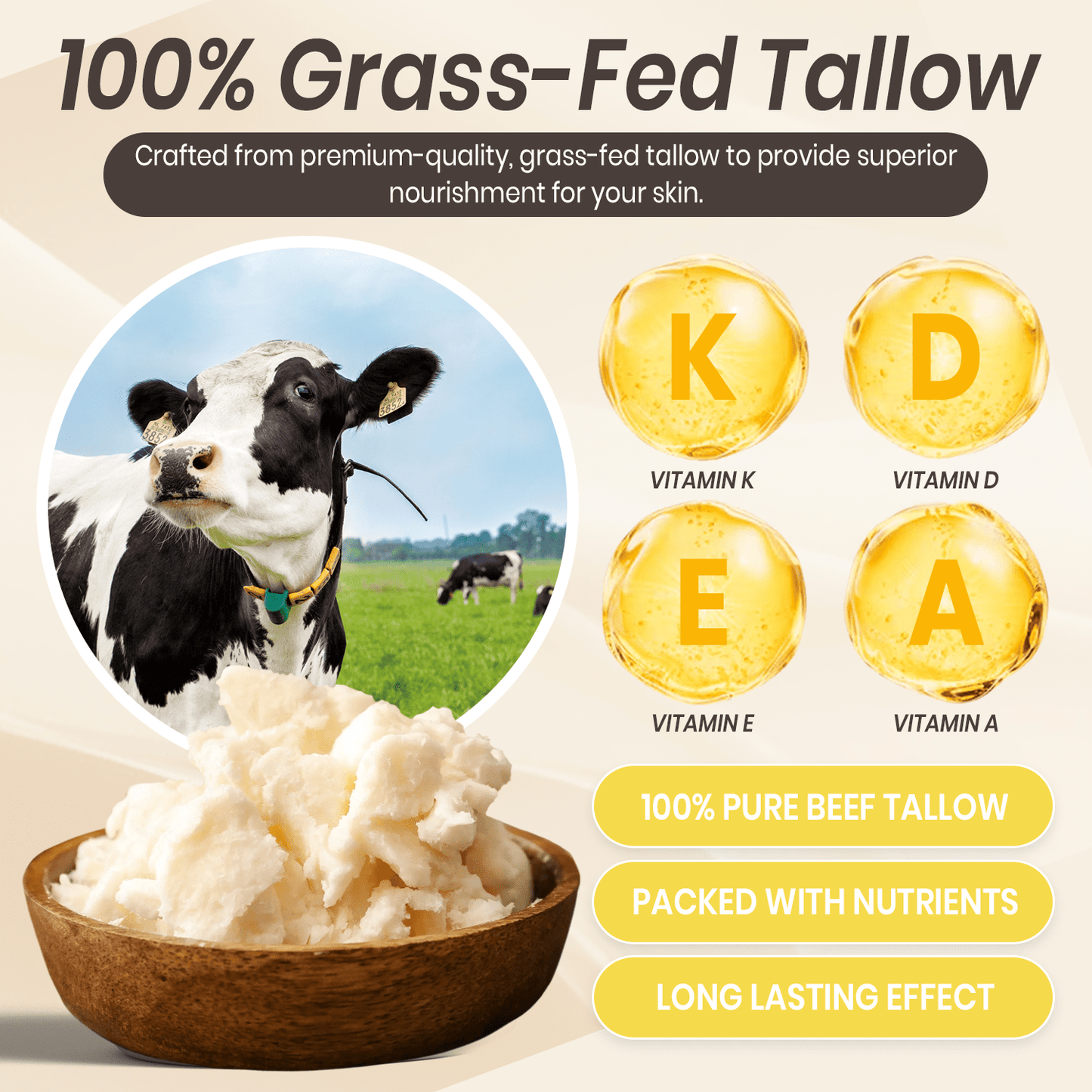 KISSHI™ Grass Fed Tallow Balm D01