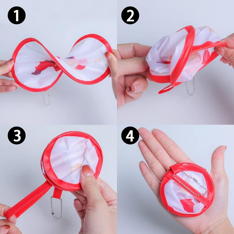 Cilifer® 🔥4-Pack Foldable Hand Fans – Boho Chic Cooling Fans for Summer D01