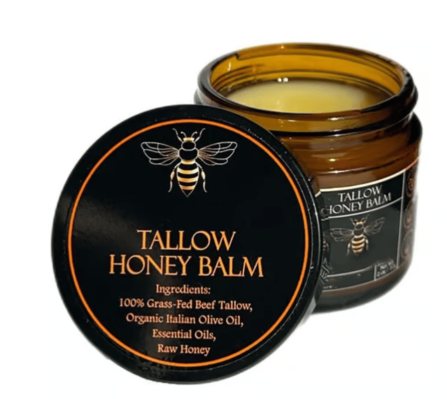Luhaka® 🔥 🍯Handmade Organic Grass-Fed Beef Tallow Balm with Raw Honey 🌿 D02