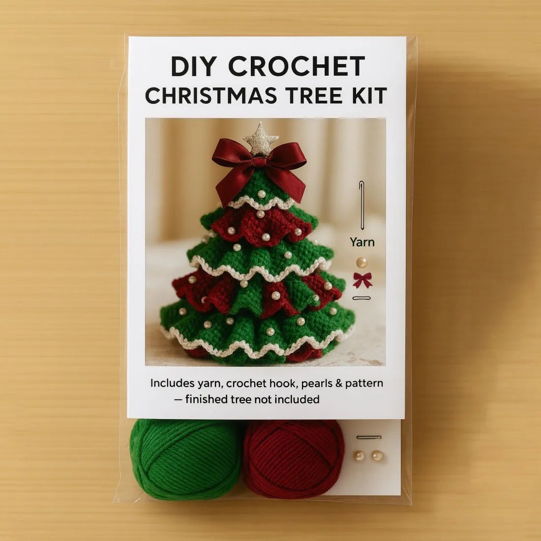 🎄🎁DIY Crochet Holiday Tree Set –Cilifer® 🔥Create a Handmade Holiday Ornament D01