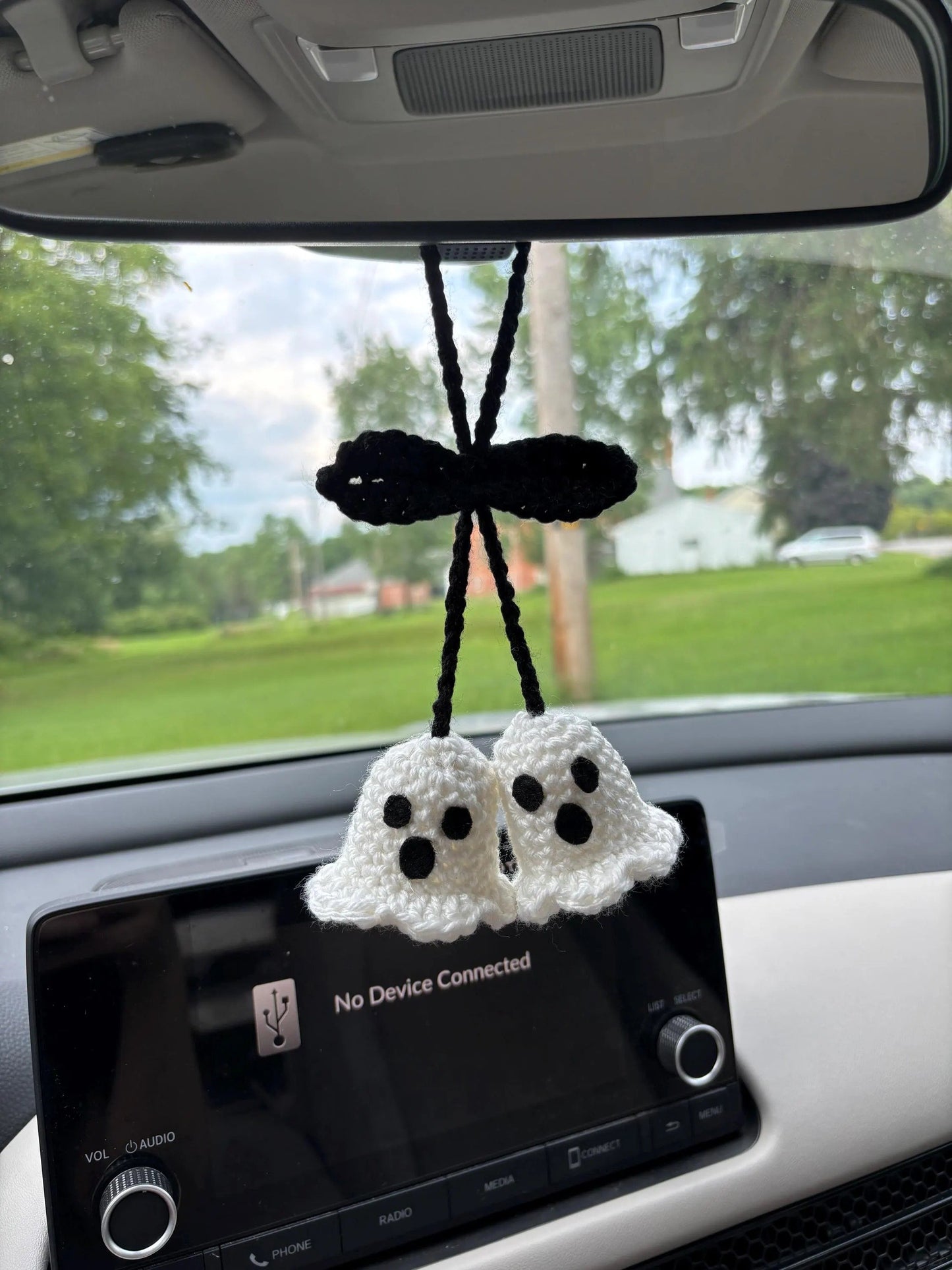 Cilifer® 🔥 👻Handmade Crochet Ghost Car charm D02