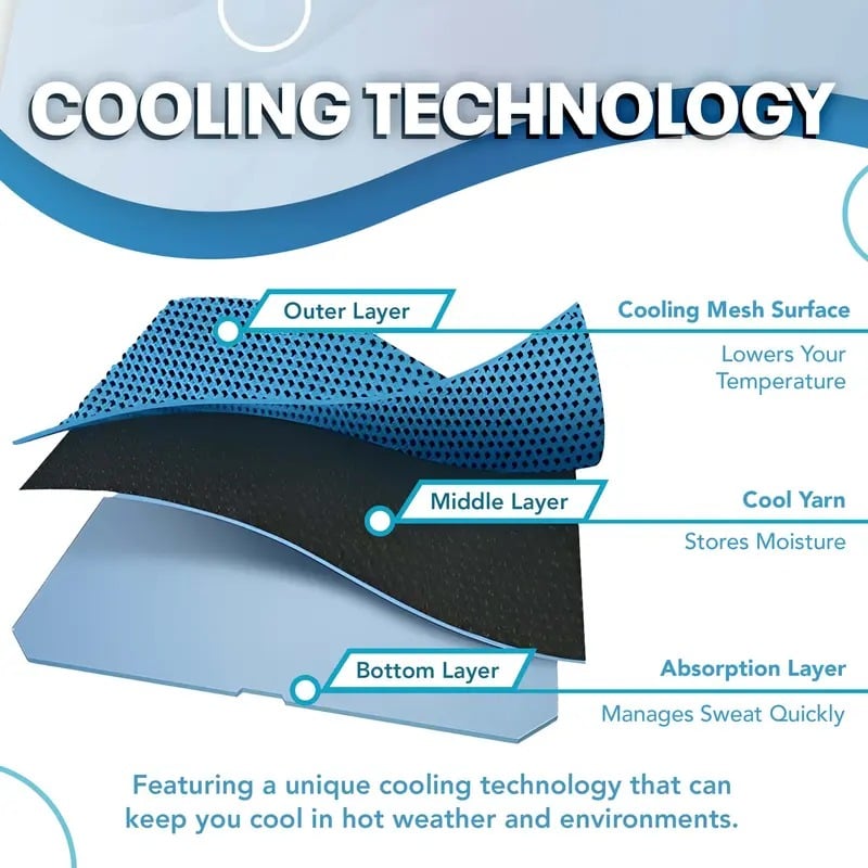 Cilifer® 🔥Buy 1 Get 1 Free🔥Cold Sweat Towel You Can Use Anywhere. Anytime! Reusable Soft Absorbent Cooling Portable D02