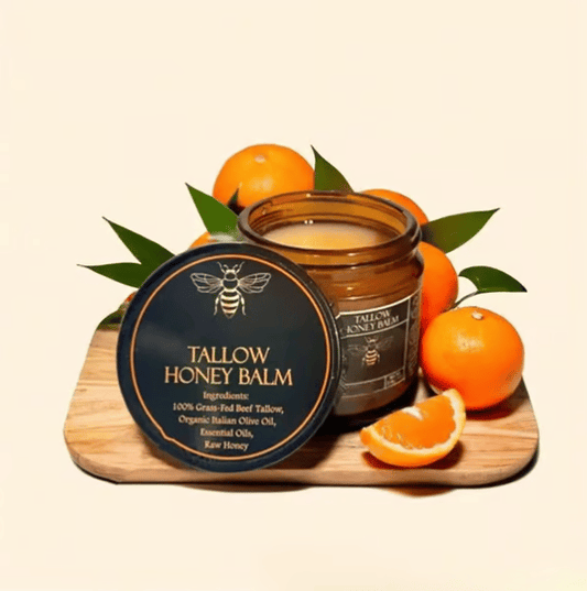 Luhaka® 🔥 🍯Handmade Organic Grass-Fed Beef Tallow Balm with Raw Honey 🌿 D02