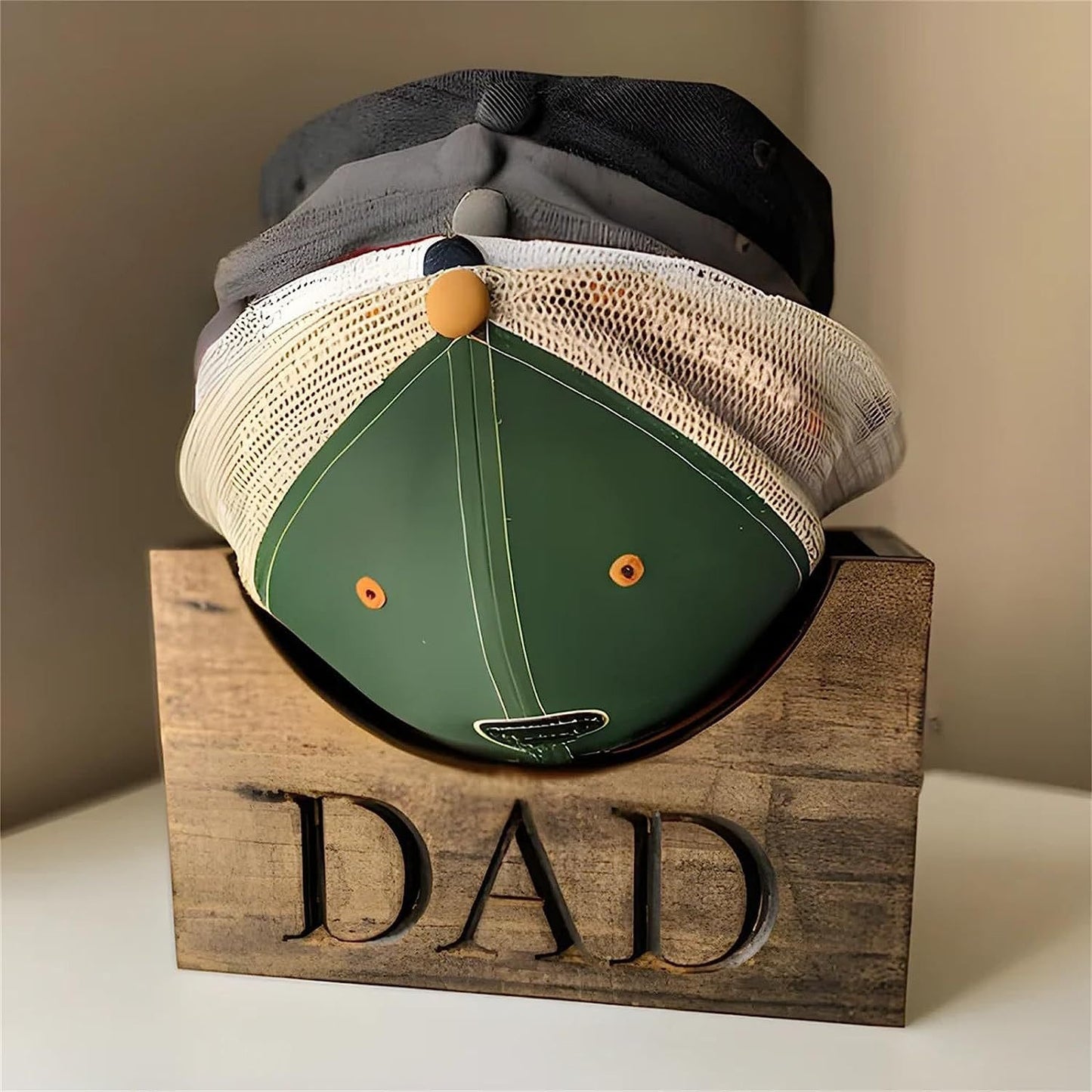 💕Father's Day Hot Sale 49% OFF- Sfrcord® Wooden Hat Holder Display Stand D01