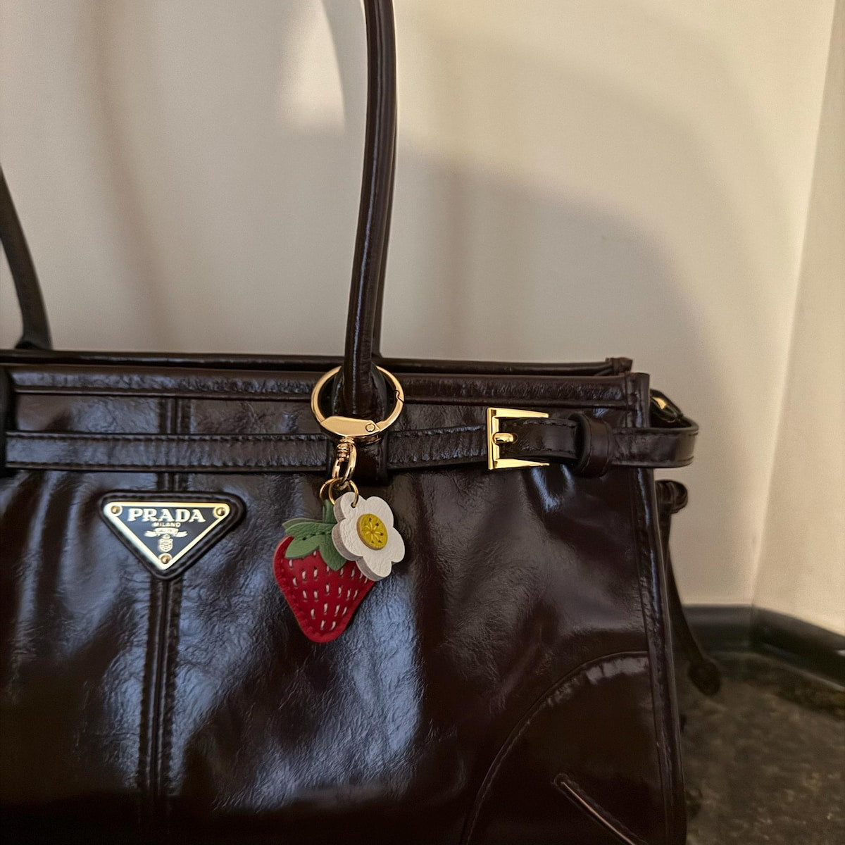 Cilifer®🍊🌼Leather Fruit And Flower Key Fob D01