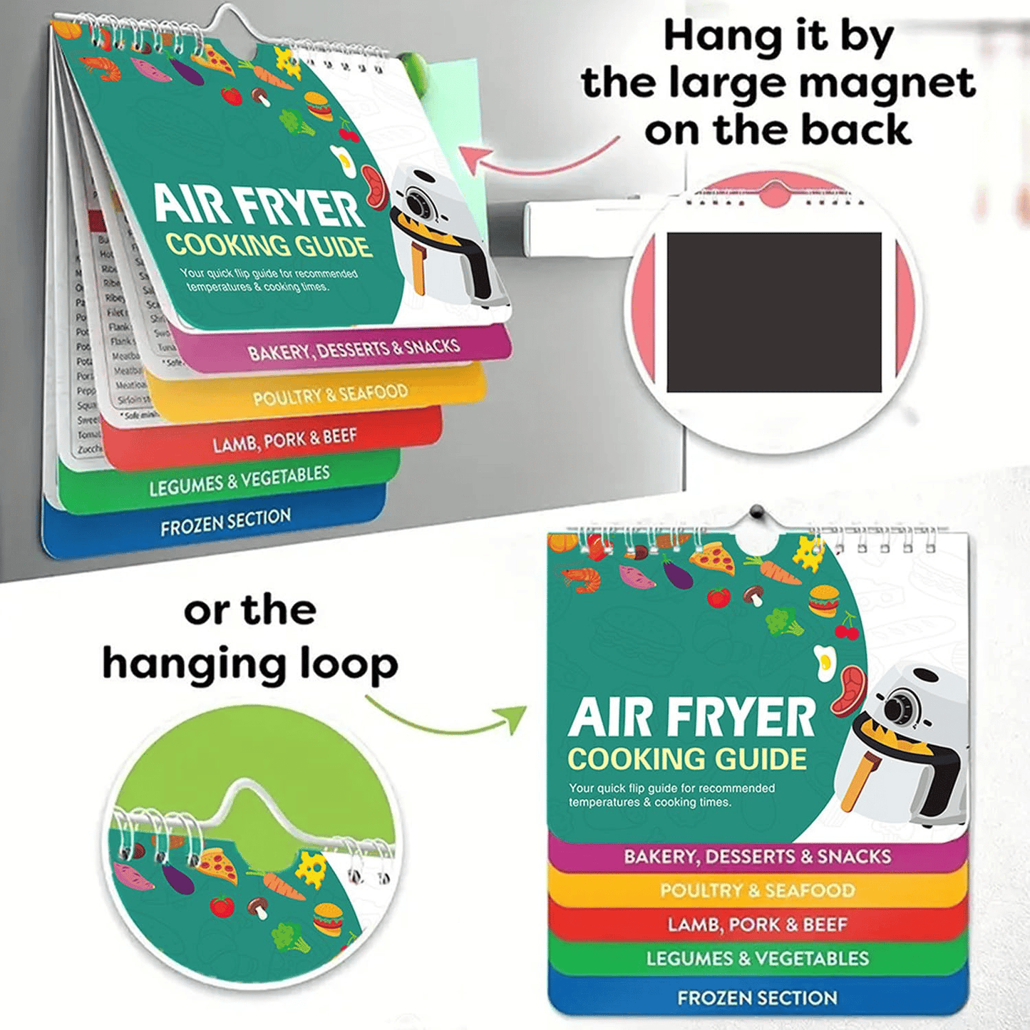 Cilifer® 🔥 Air Fryer Magnets Guide Booklet D01