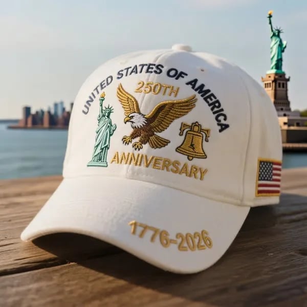🔥Last Day 49% OFF - Eagle & Liberty – Sfrcord® United States 250th Anniversary Hat✨(Breathable & Lightweight Comfort & Unisex Fit) D01