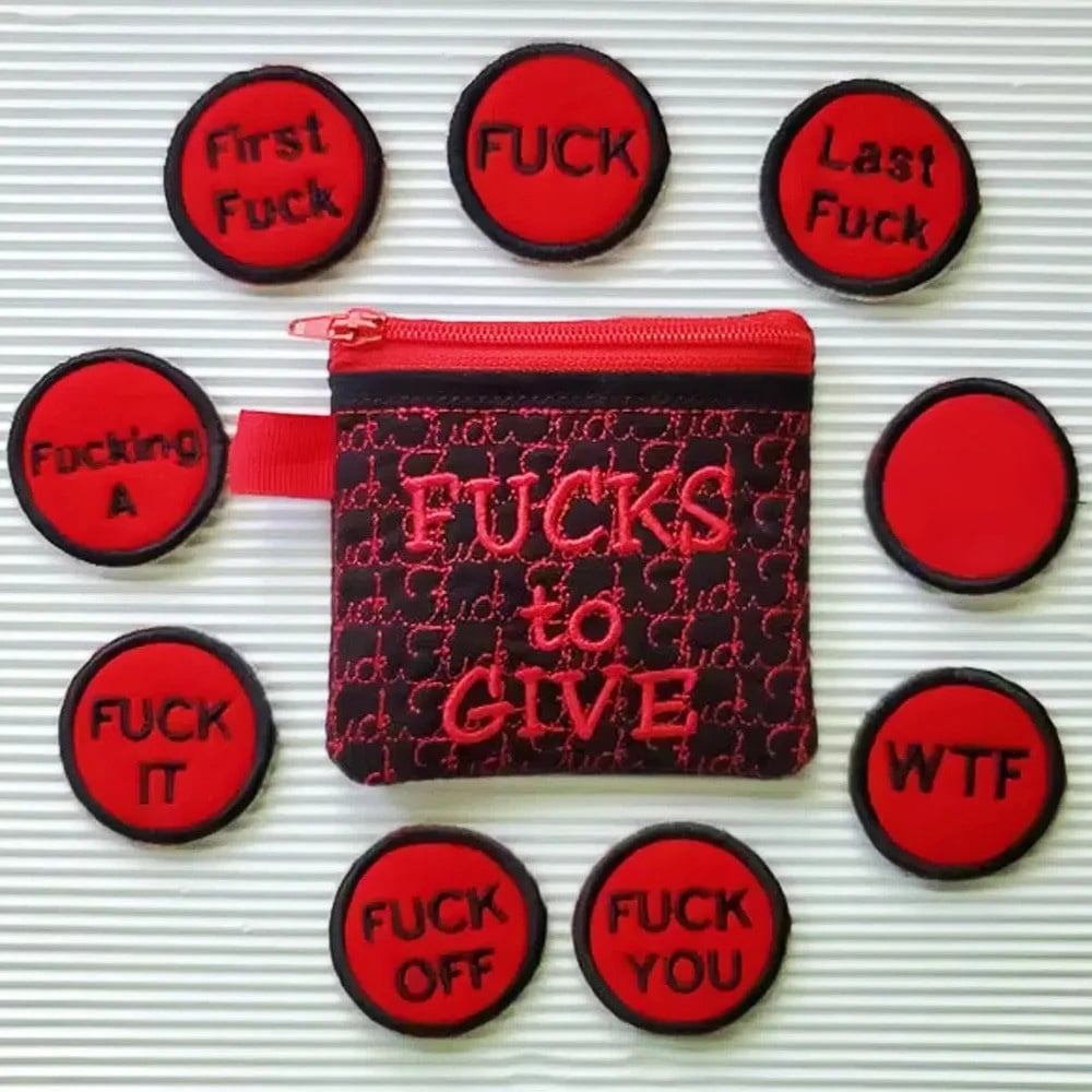 CiliferĀ®š„Big Bag of F*cks to Give Zipper Pouch D01