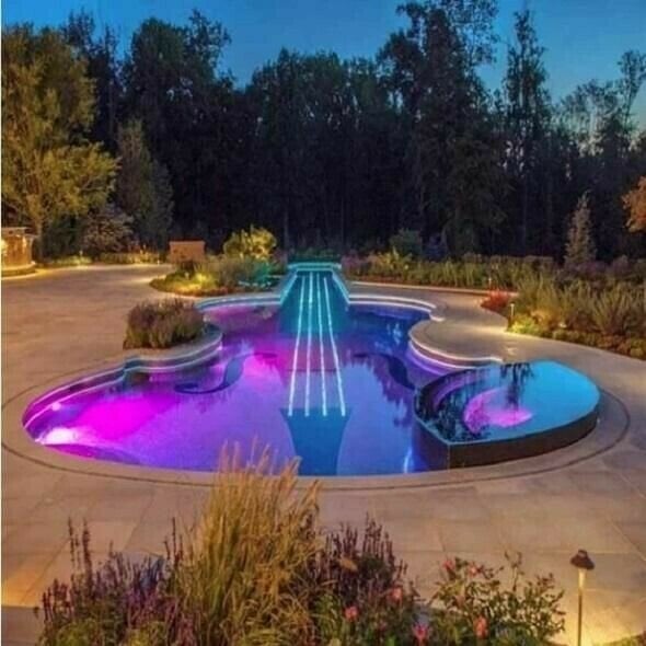 CiliferĀ® š„Submersible LED Pool Lights (RF Remote Control ) D01