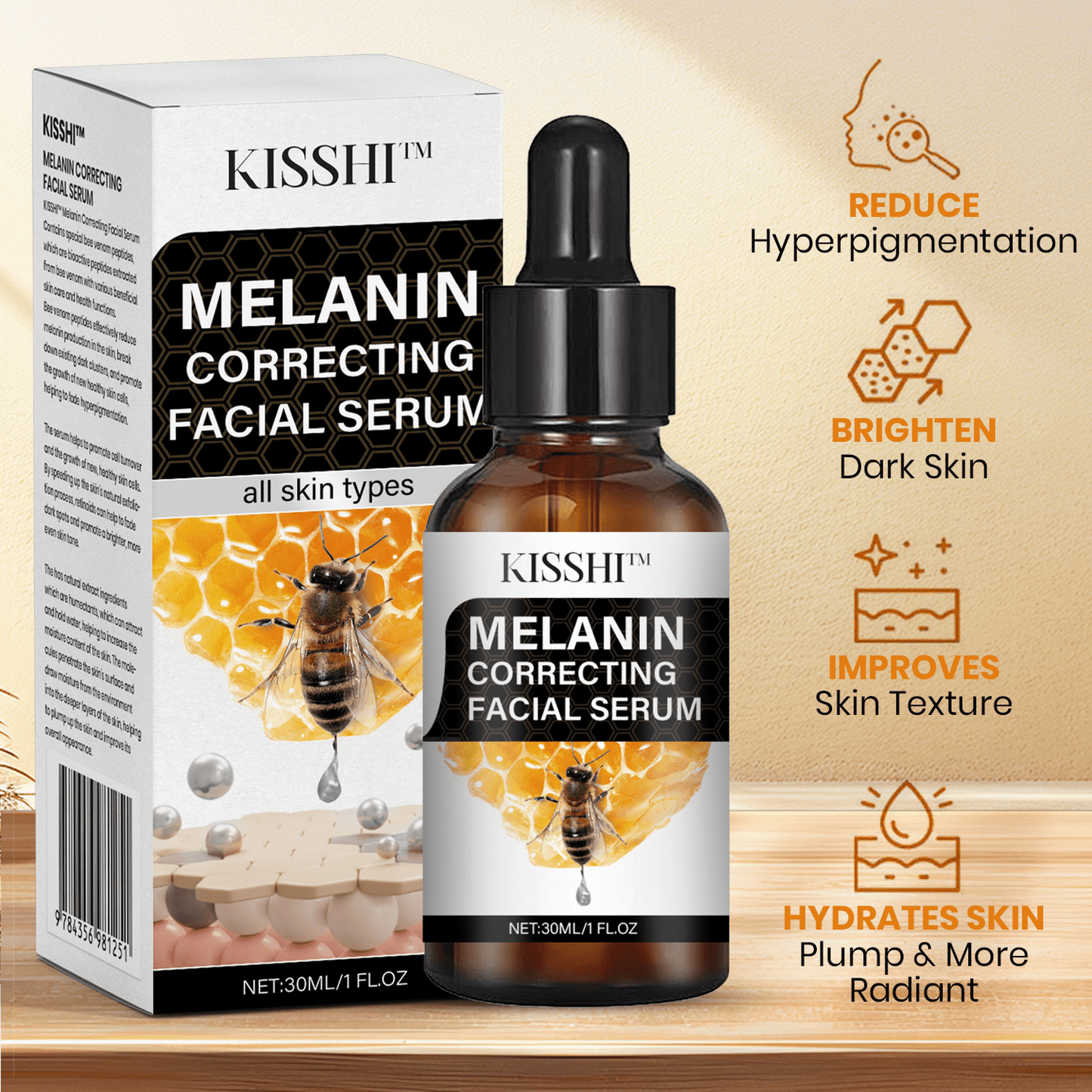 Fast Dark Spot Remover-KISSHI™ Melanin Correcting Facial Serum D02