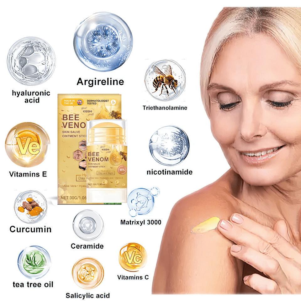 KISSHI™ Bee Venom Skin Salve Ointment Stick D02