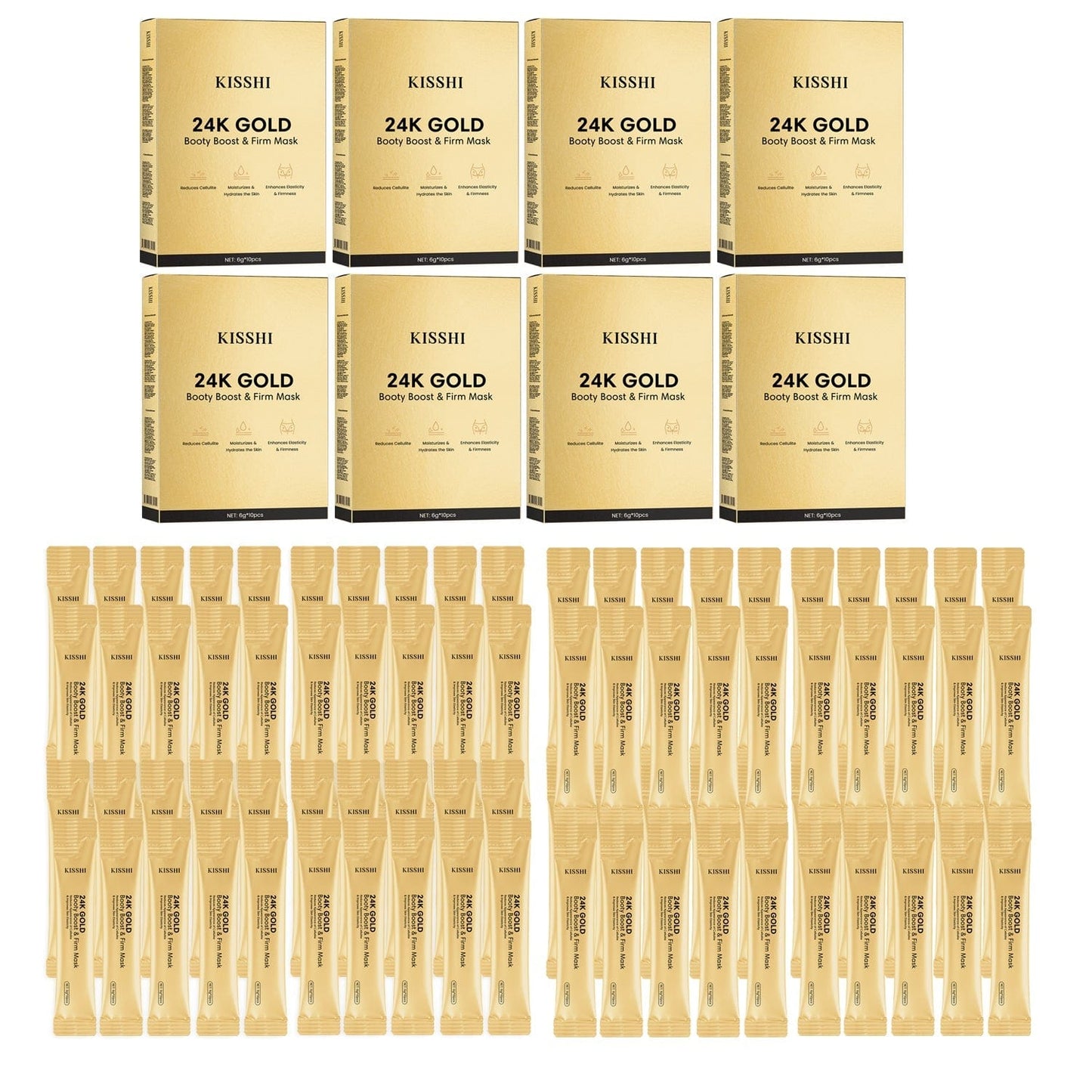 KISSHI™ 24K Gold Booty Boost & Firm Mask D05