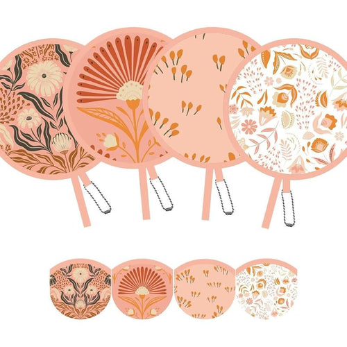 Cilifer® 🔥4-Pack Foldable Hand Fans – Boho Chic Cooling Fans for Summer D01