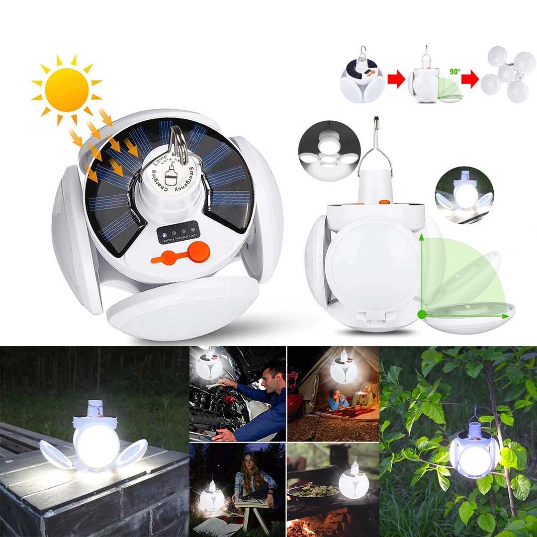 Billhol® 🏆Flash Sale⚡ 50K+ SOLD! Almost Gone-💥🔥2 in 1 Folding Solar Lamp D01